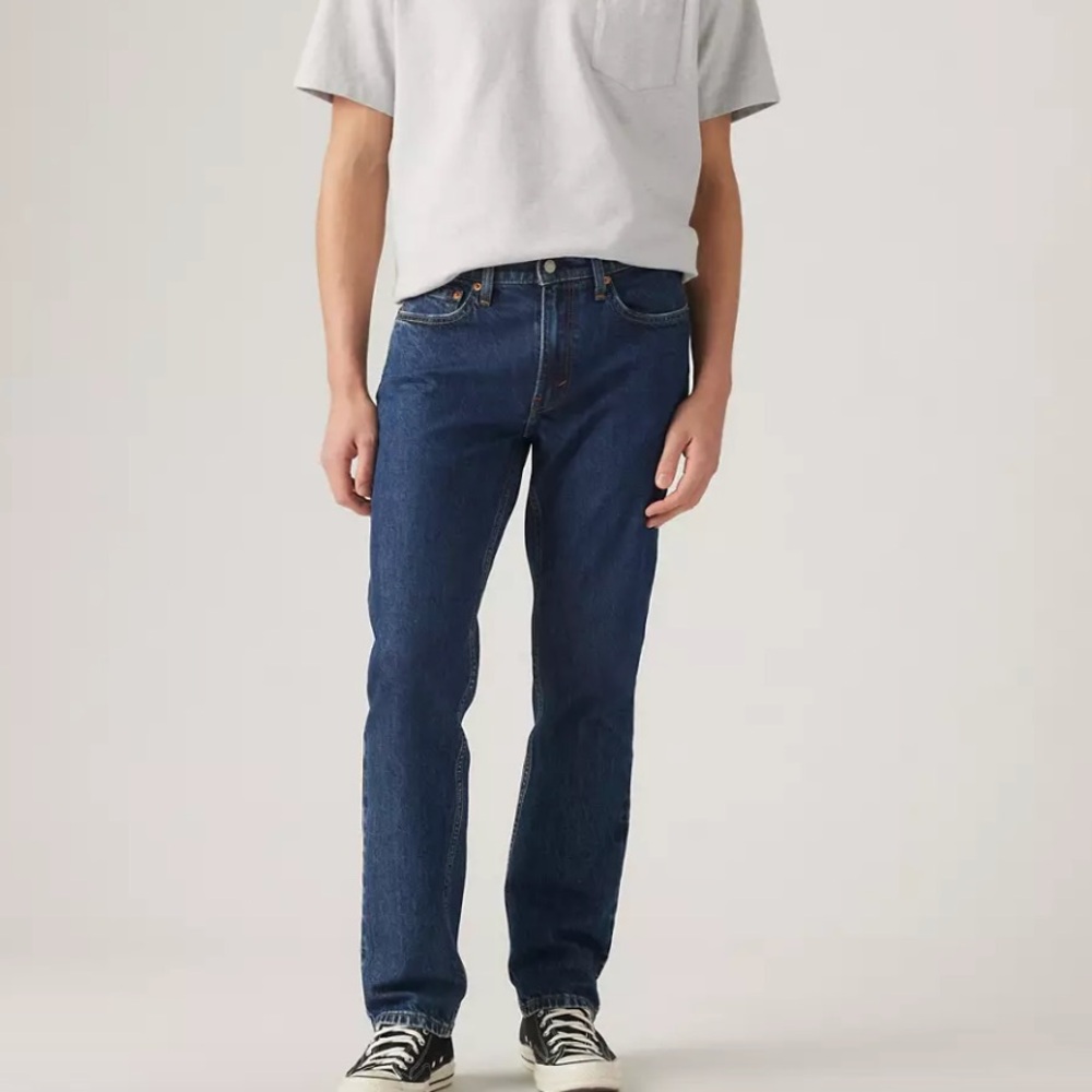 New Levis 514 Dark Wash Straight Fit Jeans